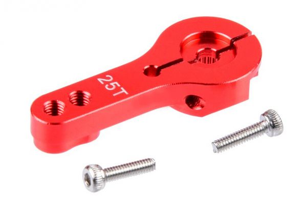 Важель сервопривода Readytosky 25T алюмінієвий (червоний)