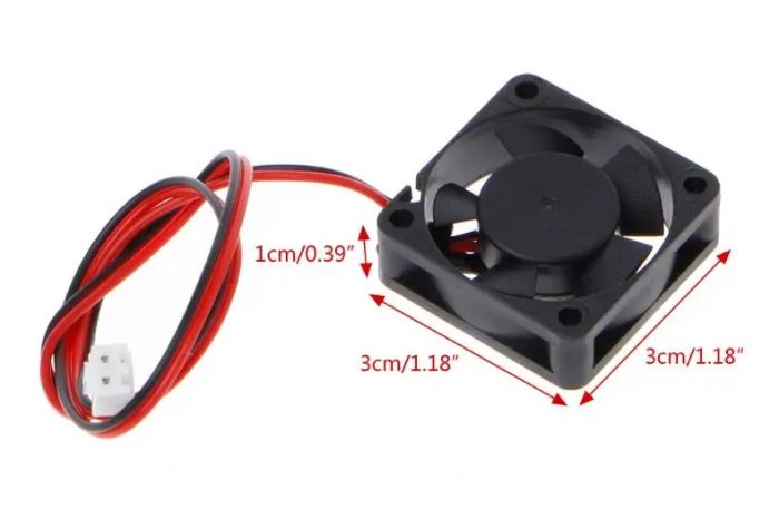 Кулер 30x30x10 мм 24В 2PIN