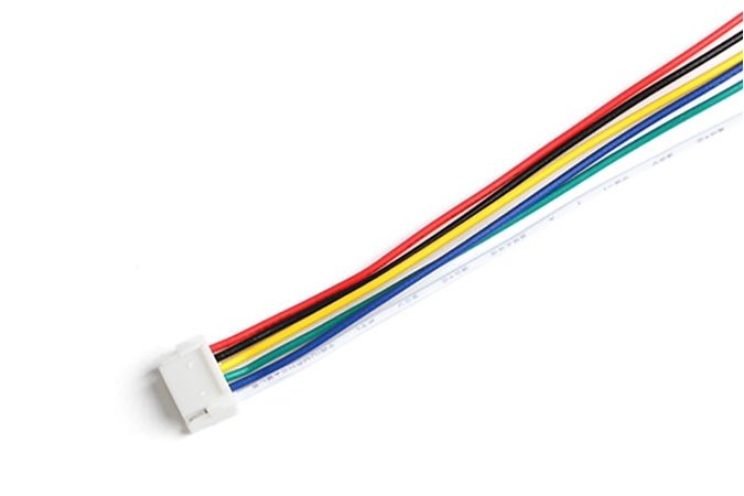 Кабель 15см з одним конектором Micro JST GH 1.25мм F (6 pin)