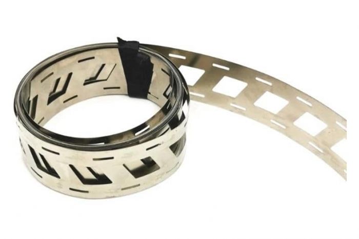 Никелированная лента косая 0.20x27.5мм 21700 2P 21.5мм (10 метров)