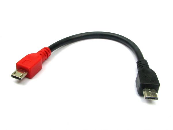 Кабель OTG MicroUSB тато - MicroUSB тато
