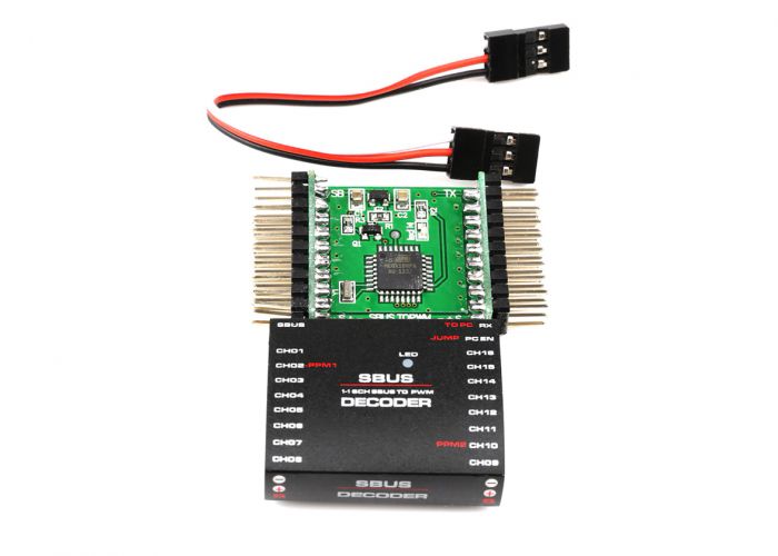 Декодер сигналу Readytosky S.BUS в PWM/PPM 16 каналів