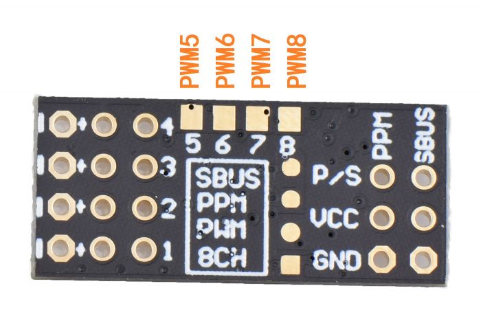 Декодер сигналу Readytosky S.BUS в PWM 4 каналу