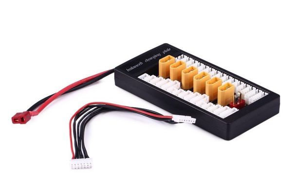 Плата паралельної зарядки Readytosky 2-6S на 6 батарей з XT60 (T-Plug)