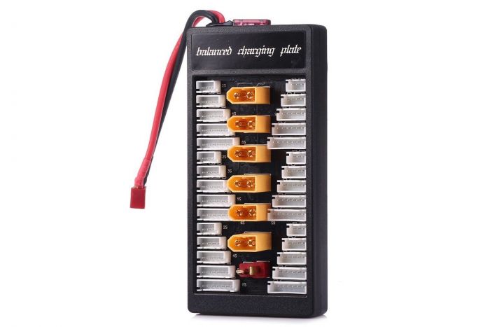 Плата паралельної зарядки Readytosky 2-6S на 6 батарей з XT60 (T-Plug)