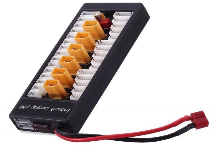 Плата паралельної зарядки Readytosky 2-6S на 6 батарей з XT60 (T-Plug)
