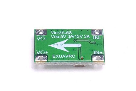 Модуль живлення BEC мікро 2-6S 5V3A/12V2A