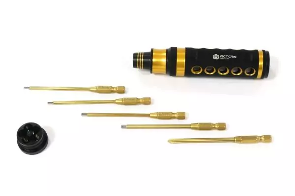 Викрутка 5в1 шестигранна RCTurn Premium 1.5/2.0/2.5/3.0/PH4+