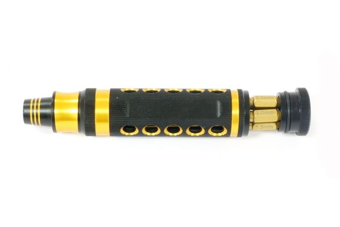 Викрутка 5в1 шестигранна RCTurn Premium 1.5/2.0/2.5/3.0/PH4+