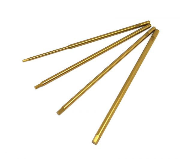 Насадки шестигранні RCTurn 4шт 1.5 /2.0/2.5/3.0 (для викруток RTT11028) з титановим покр.