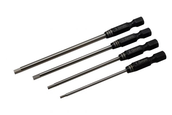 Насадки шестигранні RCTurn 4шт 1.5 /2.0/2.5/3.0 (для викруток RTT11037) з титановим покр.