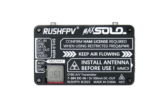 Відеопередавач RushFPV RUSH MAX SOLO X Band 2500mW
