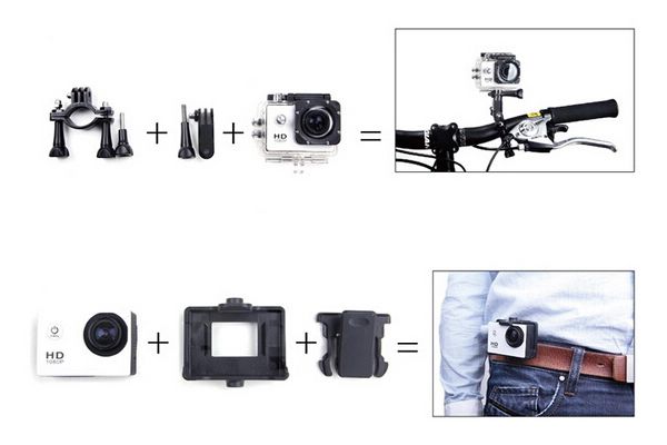 Екшн камера SJCam SJ4000 (синій)
