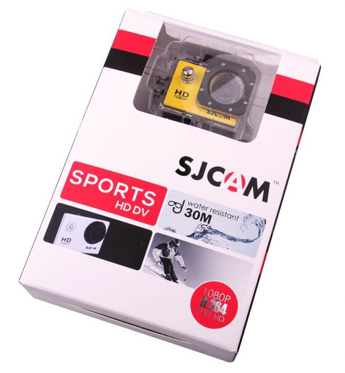 Екшн камера SJCam SJ4000 (жовтий)