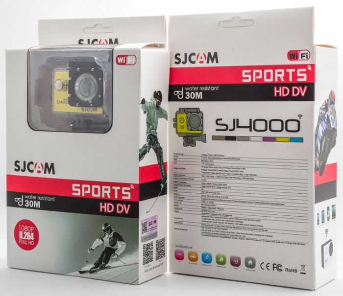Екшн камера SJCam SJ4000 WiFi оригінал (чорний)