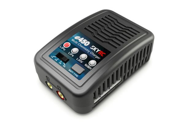 Зарядний пристрій SkyRC e450 4A/50W з/БЖ для Li-Pol/Ni-MH акумуляторів (SK-100122)