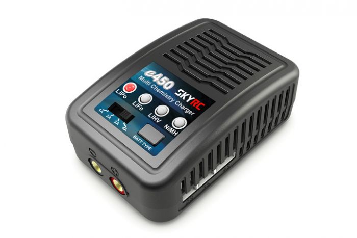 Зарядний пристрій SkyRC e450 4A/50W з/БЖ для Li-Pol/Ni-MH акумуляторів (SK-100122)
