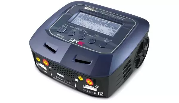 Зарядний пристрій дуо SkyRC D100 V2 10A/100WxAC/200WxDC з/БЖ універсальний (SK-100131)