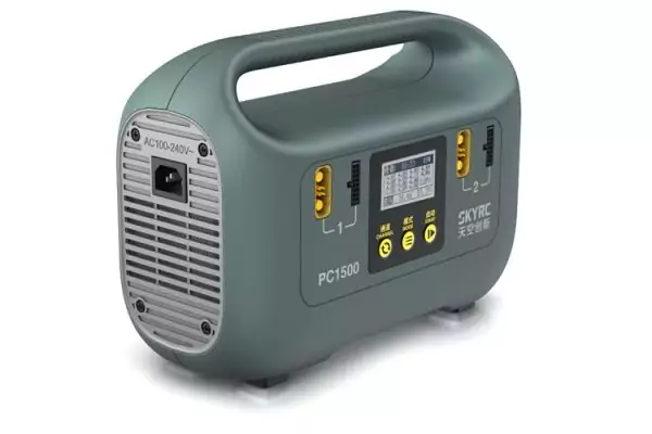 Зарядний пристрій дуо SkyRC PC1500 25A/1500W з/БЖ для Li-Pol 12S/14S акумуляторів (SK-100173)