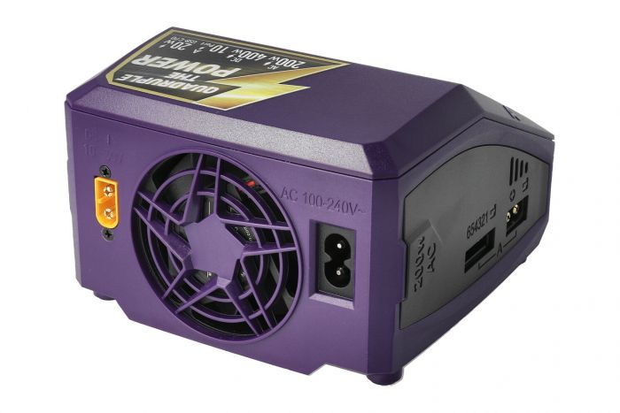 Зарядний пристрій кватро SkyRC Q200neo 200W/400W з/БЖ універсальний (SK-100197)