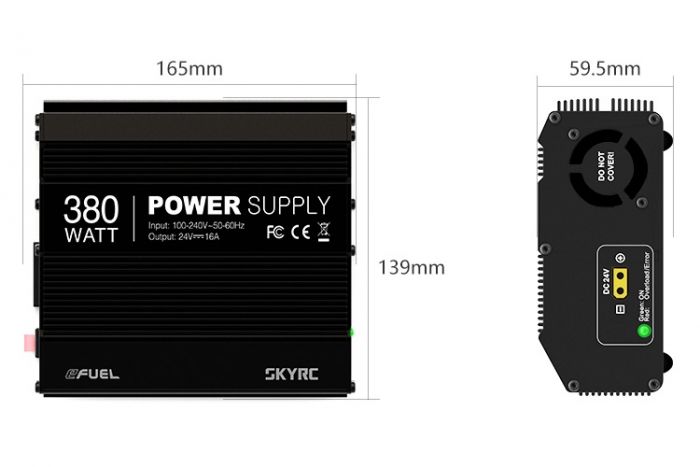 Блок живлення SkyRC eFuel 380Вт 24В 16А (SK-200023)