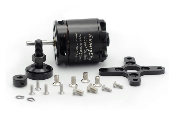 Мотор для літаків SunnySky X2216 V2 KV1100 3-4S
