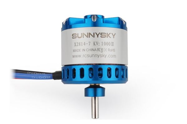Мотор для літаків SunnySky X2814 V3 KV1200 3-4S