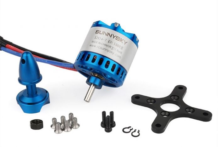 Мотор для літаків SunnySky X2814 V3 KV1200 3-4S