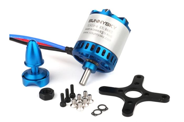 Мотор SunnySky X2820 V3 KV860 3-4S для р/к літаків