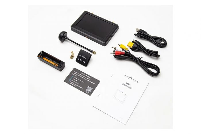 Монитор FPV 5" Skyzone M5F 800x480 Diversity 5.0-5.8ГГц с DVR
