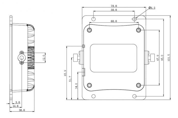 Підсилювач сигналу 2.4 ГГц SZHUASHI HS2405X1 (5 Вт)
