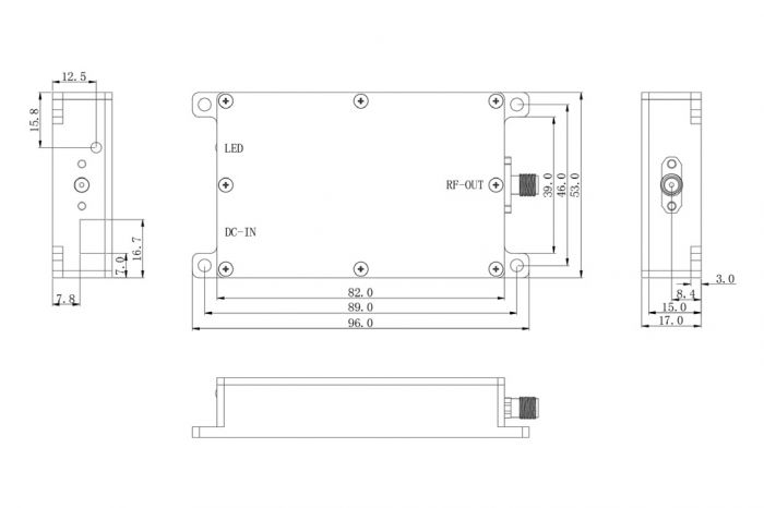 Генератор коливаючої частоти 2.4 ГГц SZHUASHI YJM2420B (20 Вт)
