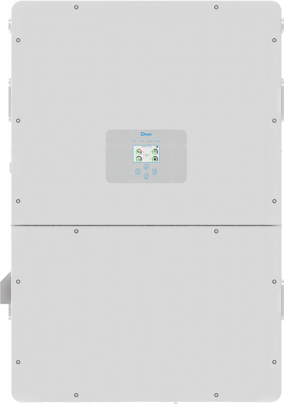 Гібридний інвертор Deye SUN-100K-SG02HP3-EU-GM10 (100 кВт, 3 фази, HV, 10 MPPT, WiFi)