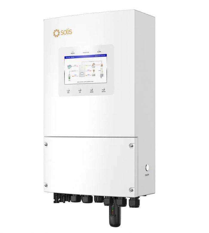 Гібридний інвертор Solis S6-EH1P8K-L-PLUS (8 кВт, 1 фаза, 2 MPPT, LV)