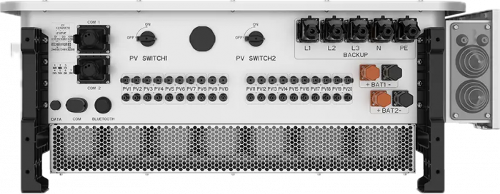 Гібридний інвертор S6-EH3P125K10-HV-YD-H Solis  (125 kW, 3 фази, 10 MPPT, HV)