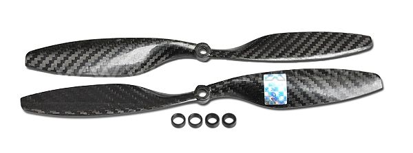 Пропелери карбонові Tarot 1045" 5-6мм для мультикоптерів (TL2806)