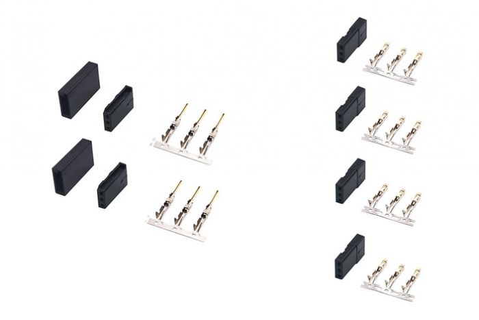 Комплект конекторів Tarot для сервоприводів JR мама 2шт + тато 2шт (TL2896-02)