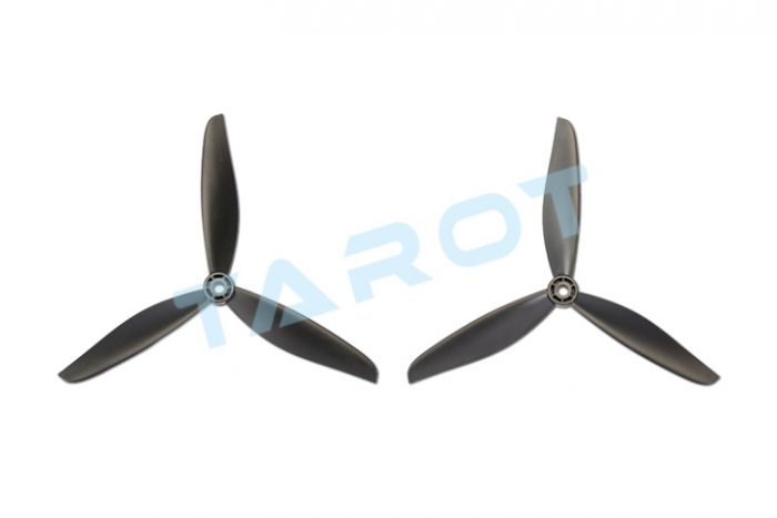 Пропелери Tarot 6045 3-лопатеві 2шт чорні (TL300E15)