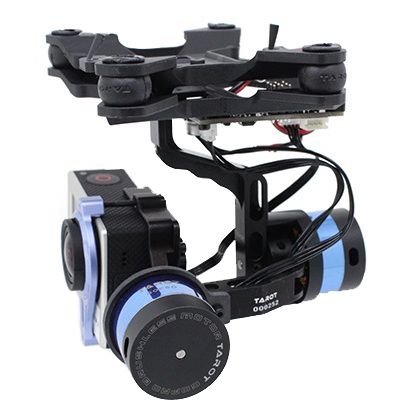 Підвіс двоосьовий гіростабілізований Tarot Т-2D для камер GoPro (TL68A00)