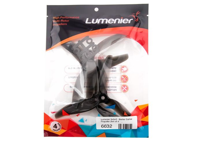 Пропелери T-Motor/Lumenier Butter Cutter 5x5x3 2 пари (чорний)