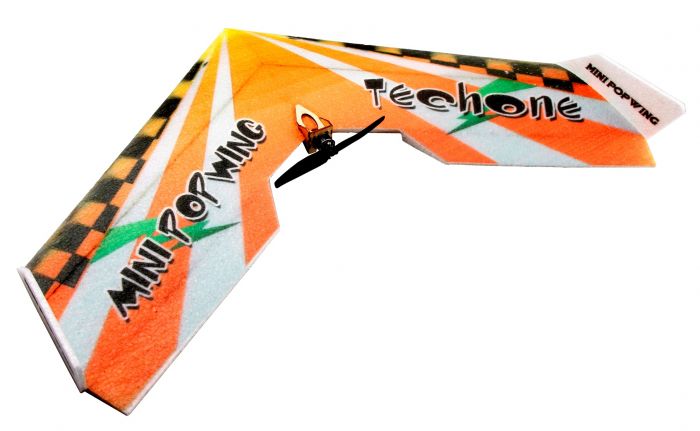 Літаюче крило TechOne Mini Popwing 600мм EPP ARF (червоний)