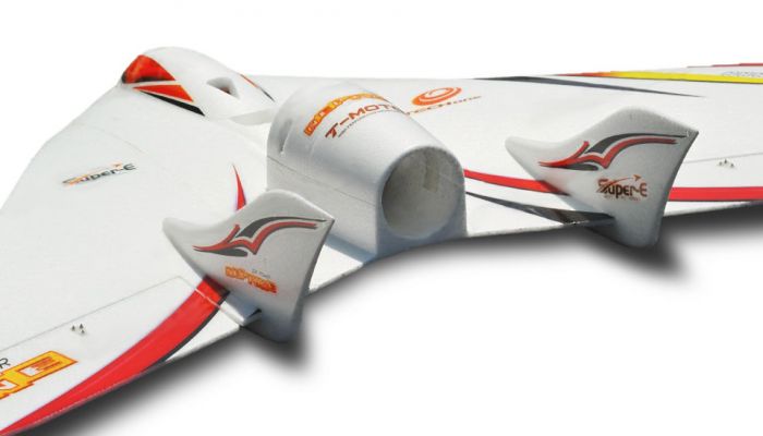 Літаюче крило TechOne Neptune EDF 1230мм EPO ARF (червоний)