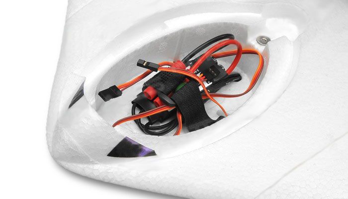 Літаюче крило TechOne Neptune EDF 1230мм EPO ARF (червоний)