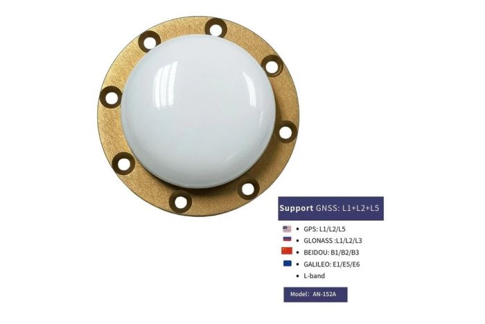 Антена GPS TOPGNSS AN-152A L1 L2 L5 RTK IP67
