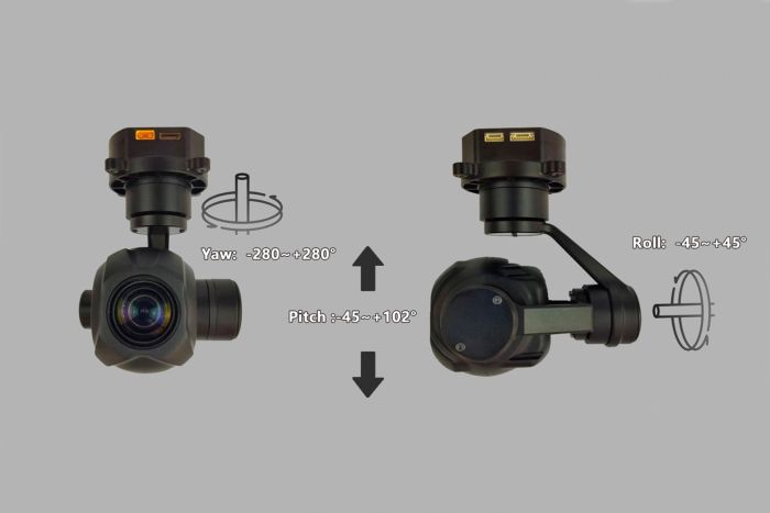 Камера з 3-осьовим підвісом Topotek 10x 1080p 30FPS 1/2,8" HDMI/IP (KHY10S90)