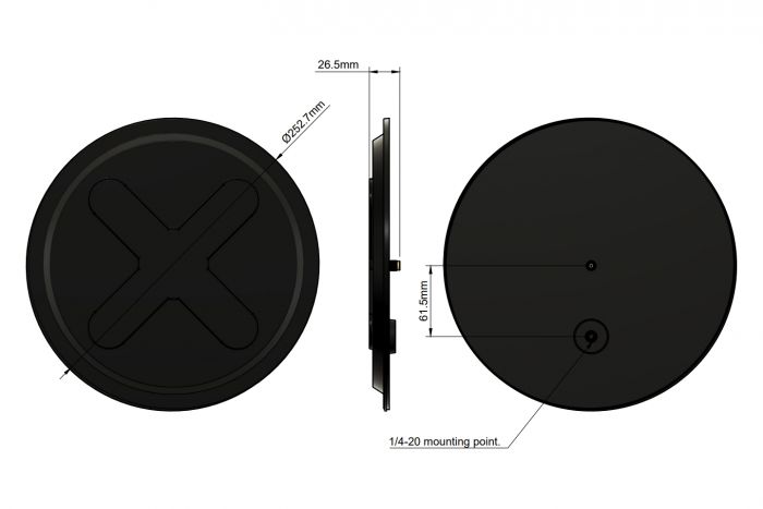Антена 5.8GHz TrueRC X-21 5.0@16dBi - 5.8GHz@21dBi (RHCP)