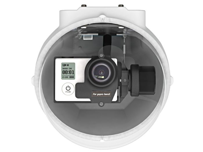 Подивись двохвісьовий VolantexRC 2DH3H для камер GoPro з захисним куполом