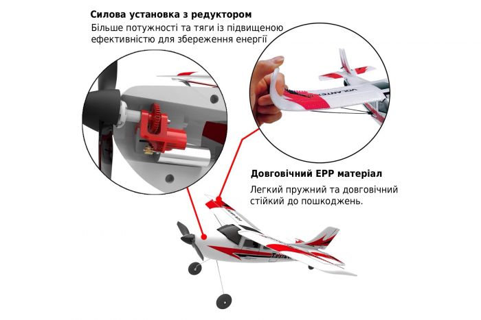 Літак радіокерований VolantexRC Trainstar Mini 761-1 400мм RTF