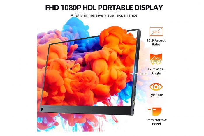 Дисплей портативний UPERFECT 18.5" 1080P IPS HDR Type-C