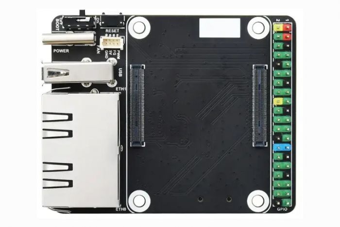 Плата розширення Mini Dual Gigabit для Raspberry PI CM4 (2xEthernet, USB)